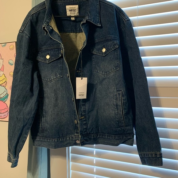Nwt Wesc Menwoman Jean Jacket 